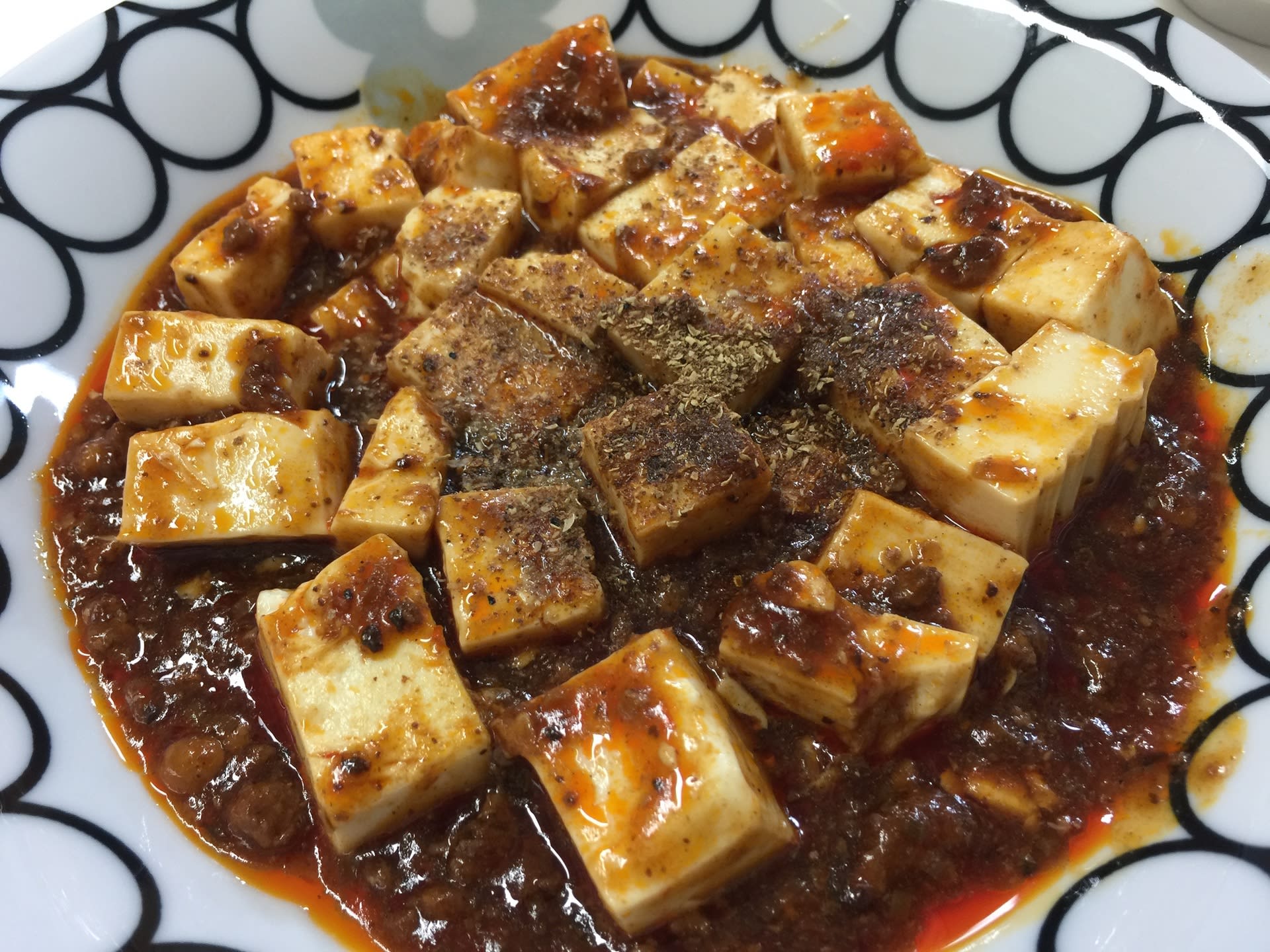 男の料理　麻婆豆腐
