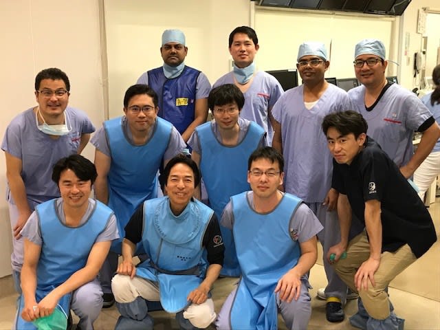 脳動脈瘤コイル塞栓術の見学会