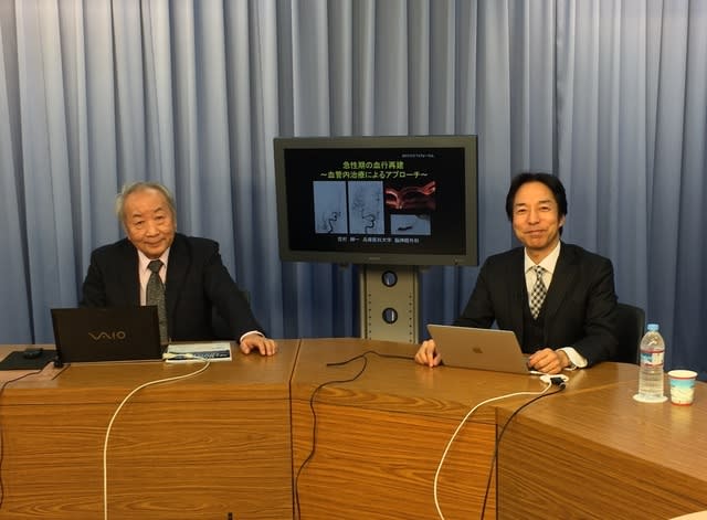 上山先生との放送
